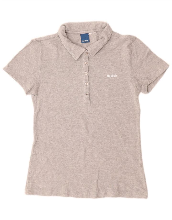 REEBOK Polo Femme UK 8 Small Gris