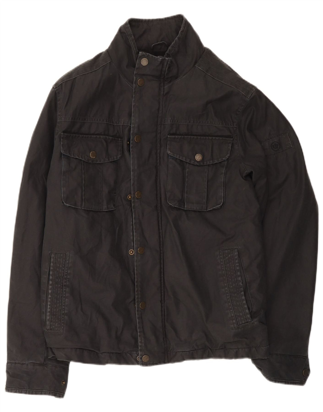 Fat Face Veste coupe-vent pour homme UK 38 Coton gris moyen