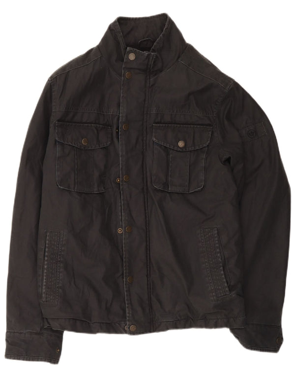 Fat Face Veste coupe-vent pour homme UK 38 Coton gris moyen