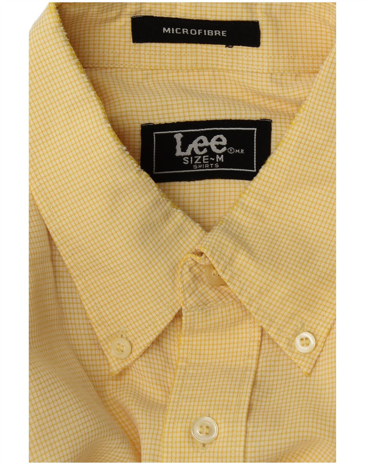 Lee Chemise Homme Carreaux Jaune Moyen