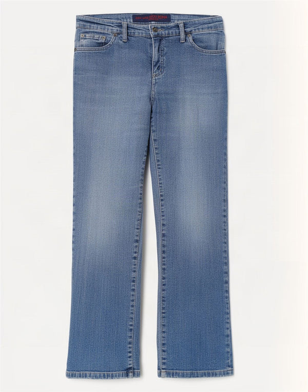 Marks & Spencer Jean bootcut Per Una pour femme UK 12 Medium W30 L29 Bleu
