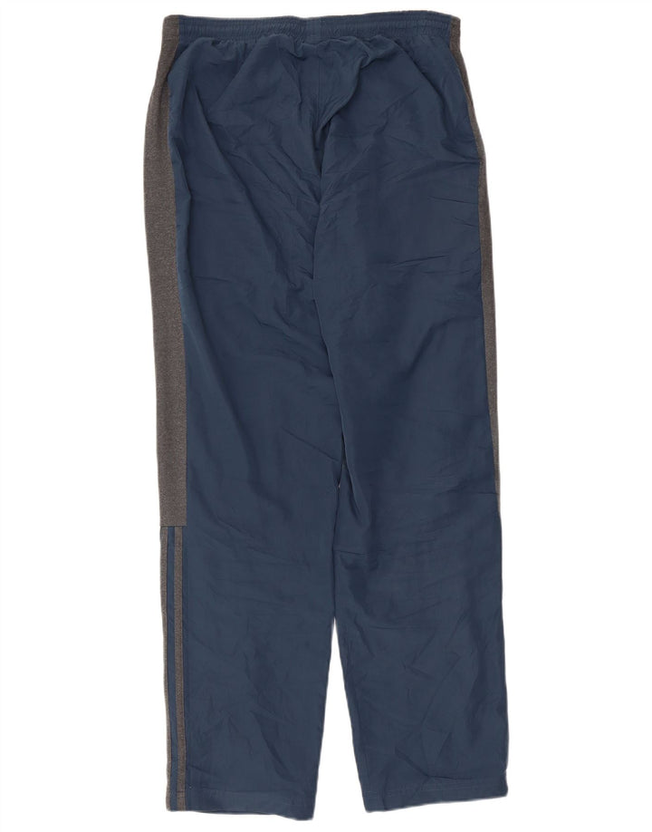 Adidas Pantalon de survêtement pour homme en polyester color block bleu marine moyen