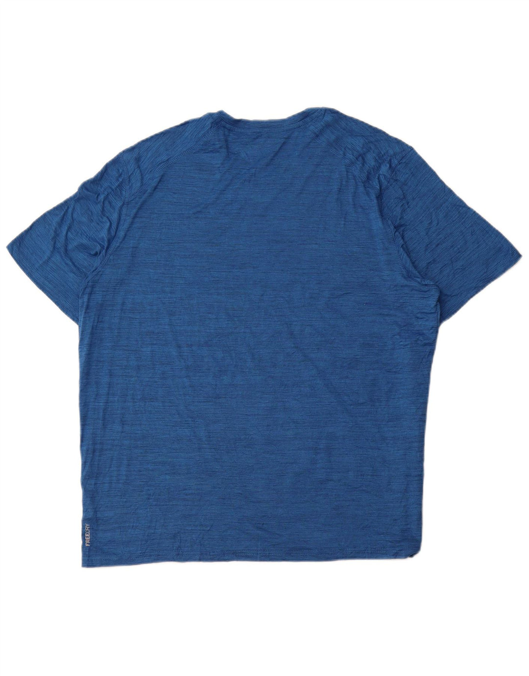 EDDIE BAUER T-Shirt Homme Top XL Bleu Moucheté Polyester