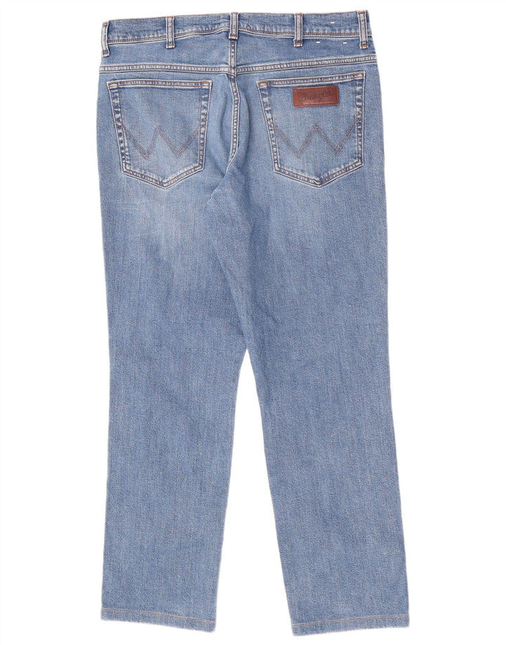Wrangler Jean Slim Texas Homme W35 L29 Bleu Coton