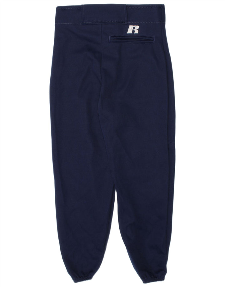Russell Athletic Pantalon Garçon 7-8 Ans Petit W21 L17 Bleu Marine Polyester