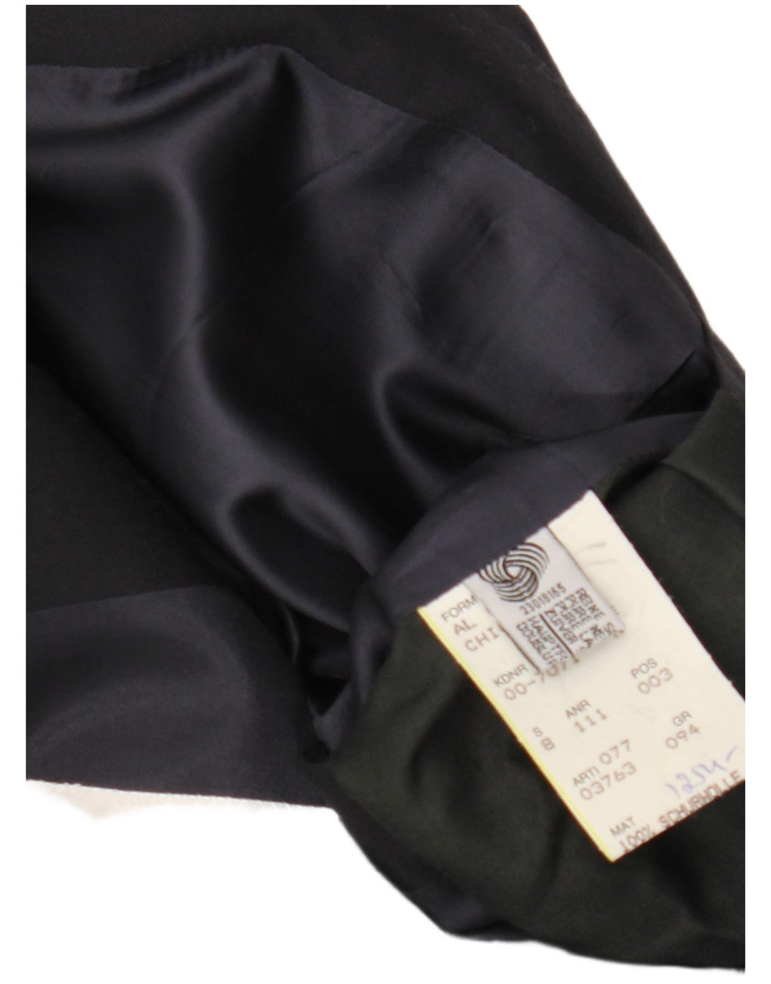 Hugo Boss Veste blazer double boutonnage pour homme UK 40 Large laine noire