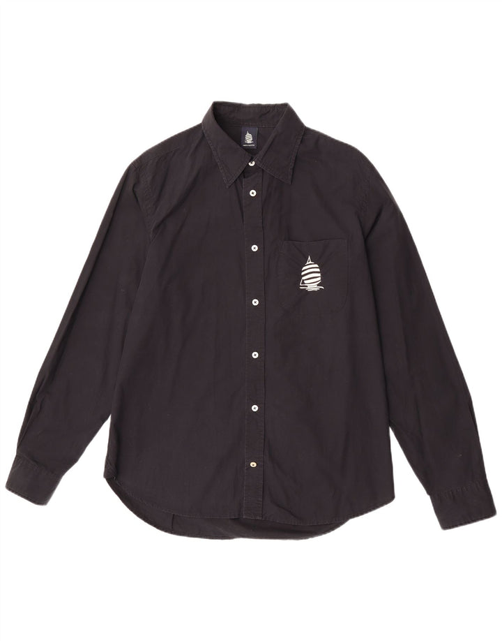 Marina Yachting Chemise Homme Taille 42 Grand Coton Noir