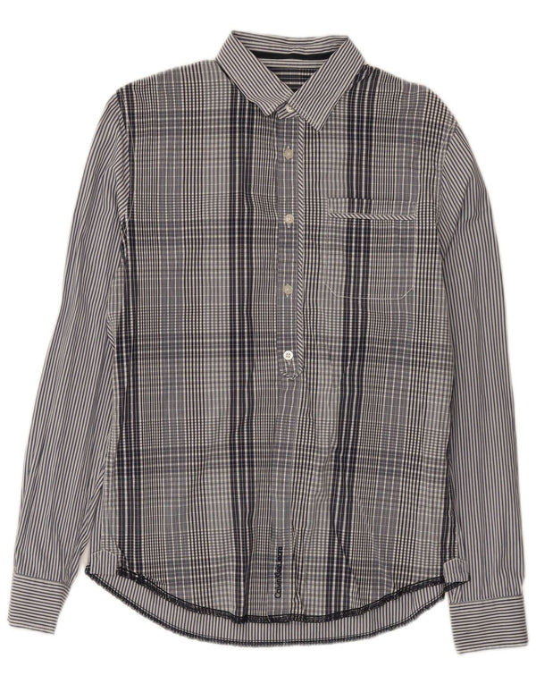 Calvin Klein Jeans Chemise Homme Bleu Moyen Carreaux Coton