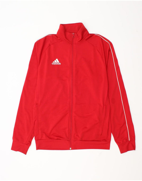 Adidas Veste de survêtement pour homme Rouge moyen Polyester