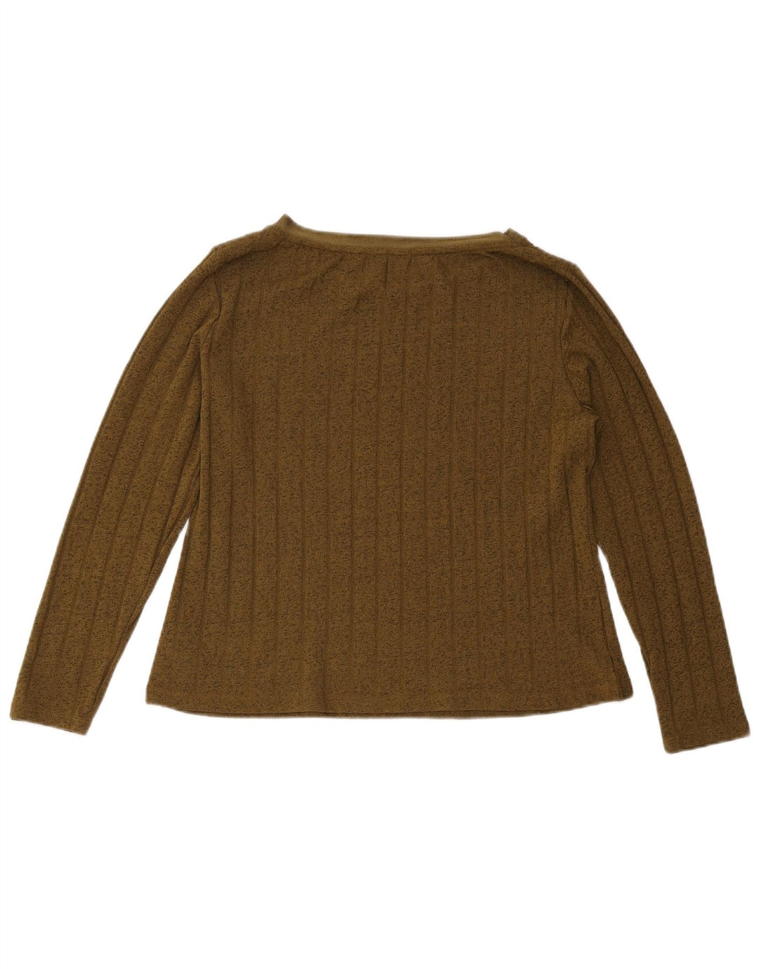 Marks & Spencer Haut à manches longues pour femme UK 12 Kaki moyen Polyester