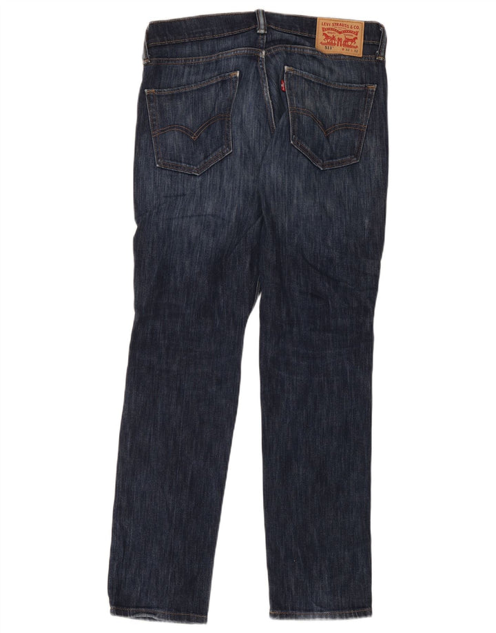 Levi's Jean Slim 511 Homme W32 L32 Bleu Marine Coton