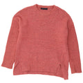 Marks & Spencer Pull surdimensionné à col bateau pour femme UK 10 Petit Rose