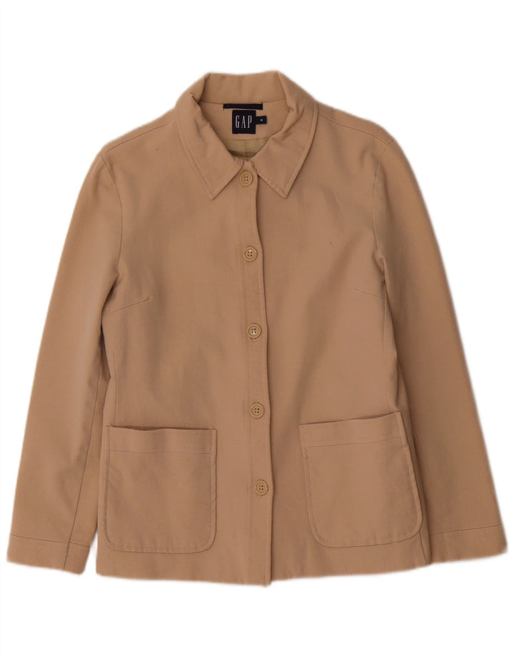 Gap Veste Blazer 5 Boutons Femme UK 8 Petit Coton Beige