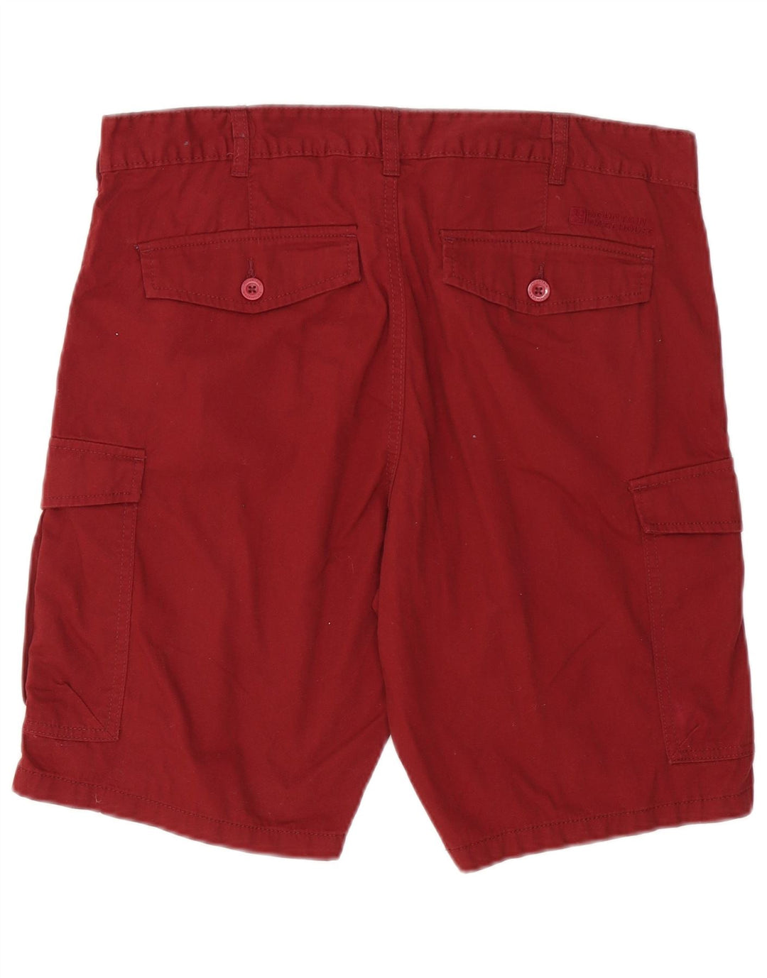 MOUNTAIN WAREHOUSE Short cargo pour hommes W34 Grand coton bordeaux