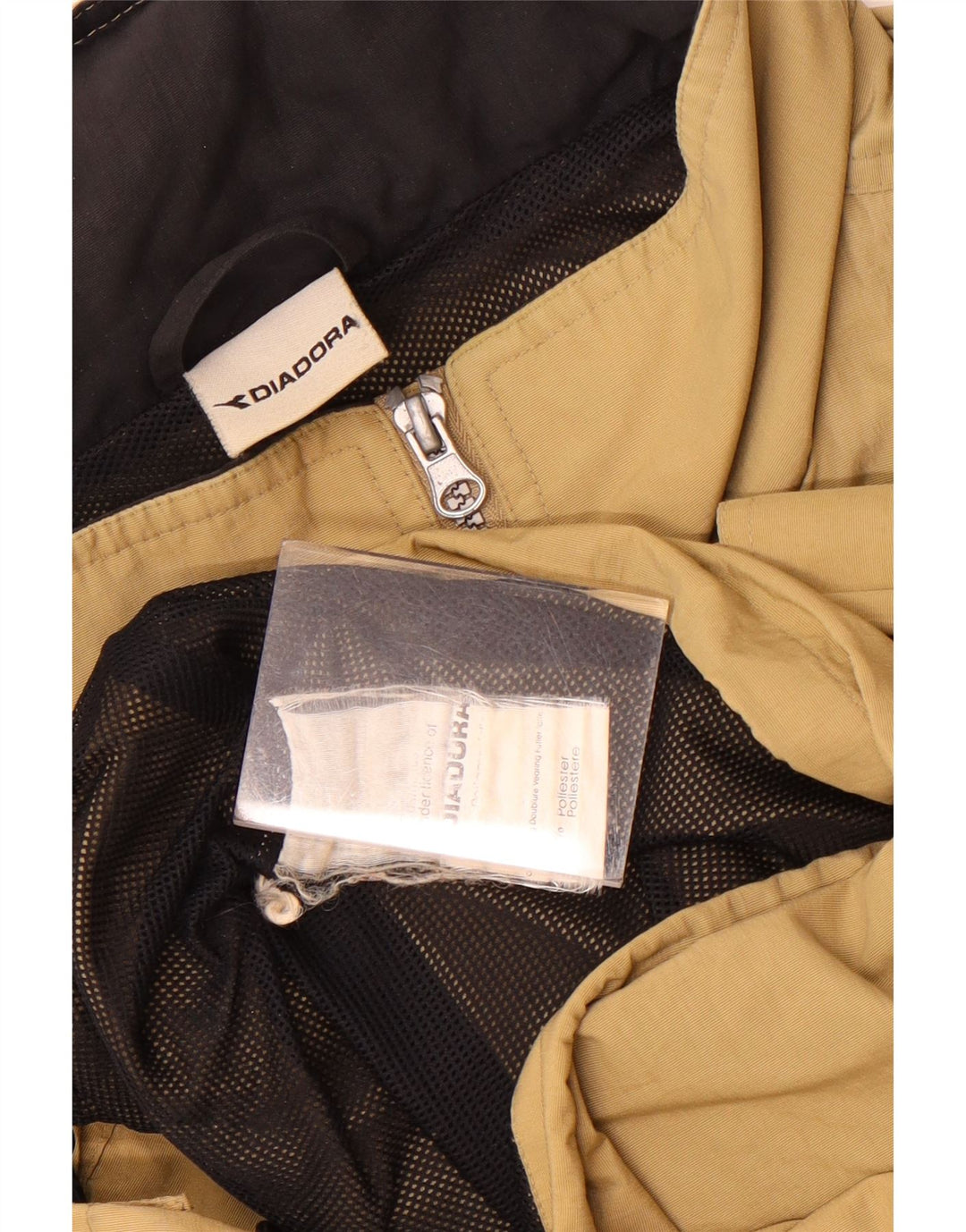 Diadora Veste de Pluie Homme UK 44 2XL Beige Polyester