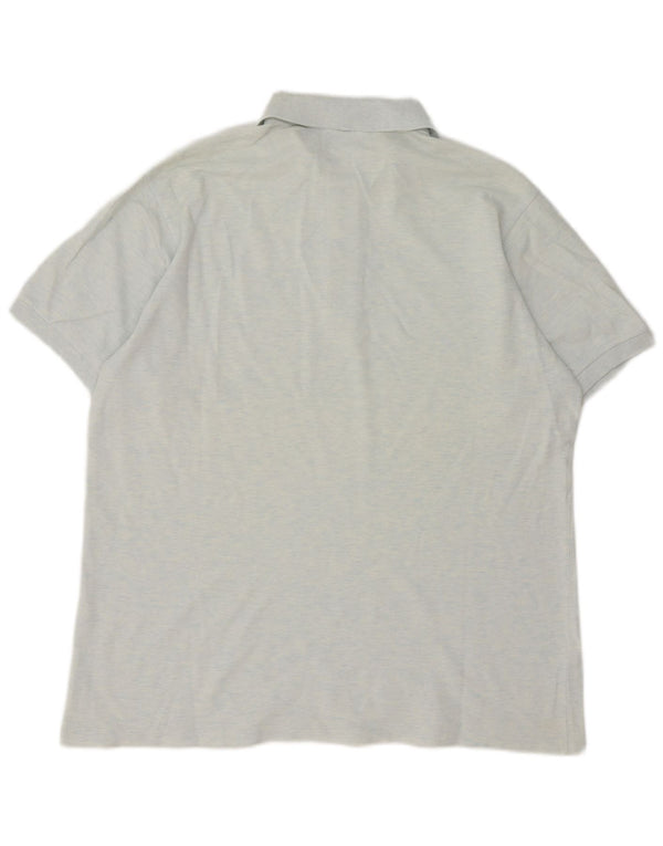 Lacoste Polo Homme Taille 6 XL Bleu Moucheté Coton
