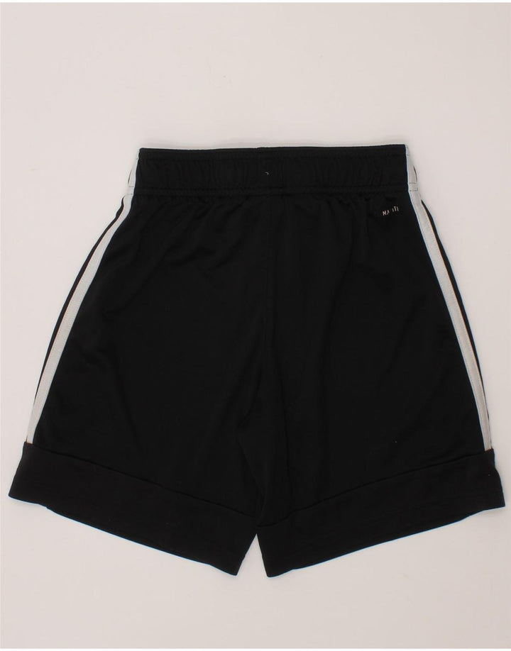 ADIDAS Boys Climalite Sport Shorts 9-10 Years  Black Polyester