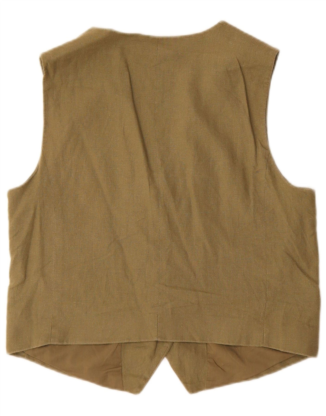 Gilet Femme Zara UK 44 Coton Kaki Moyen