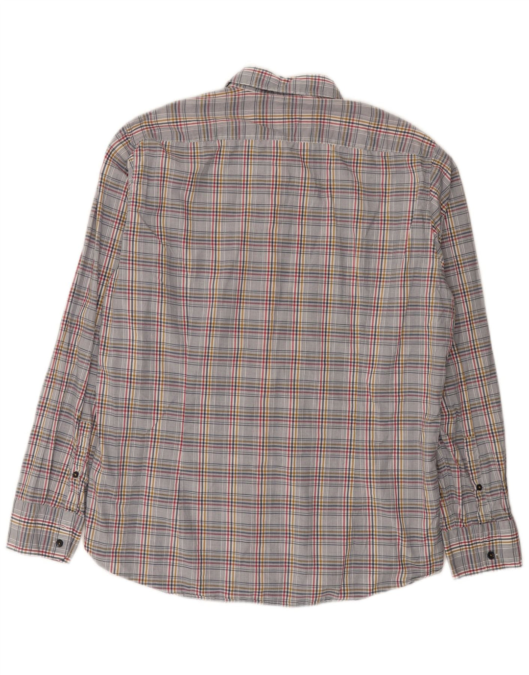 Hugo Boss Chemise Regular Fit en coton à carreaux gris grand