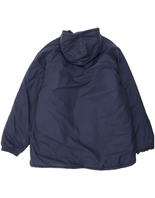 Nike Veste rembourrée à capuche pour homme UK 44 2XL Bleu marine Nylon