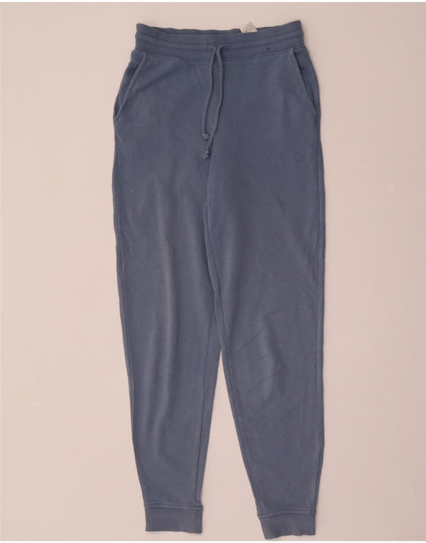 MARKS & SPENCER Pantalon de survêtement pour femme Joggers UK 8 Small Bleu Coton