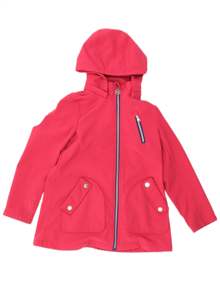 Michael Kors Veste coupe-vent à capuche pour fille 7-8 ans Rose Polyester