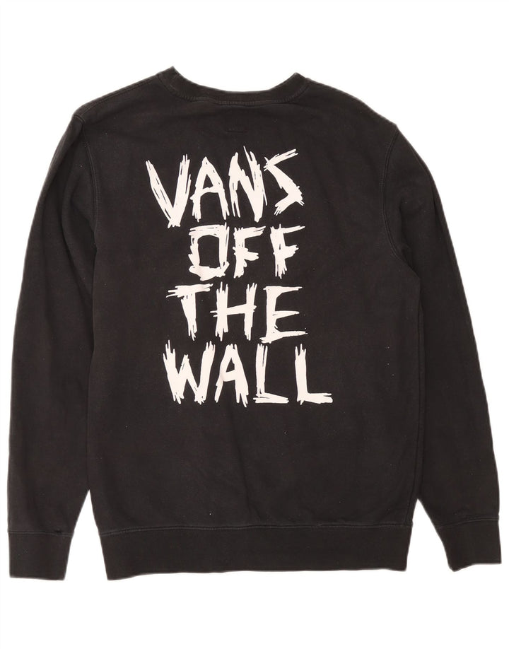 VANS Sweat-shirt graphique pour hommes Petit coton noir