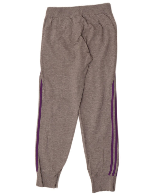 Adidas Pantalon de Survêtement Fille Joggers 11-12 ans Gris Moucheté Coton