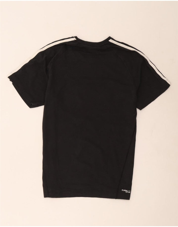 T-shirt pour hommes Adidas Climalite Medium Noir en coton