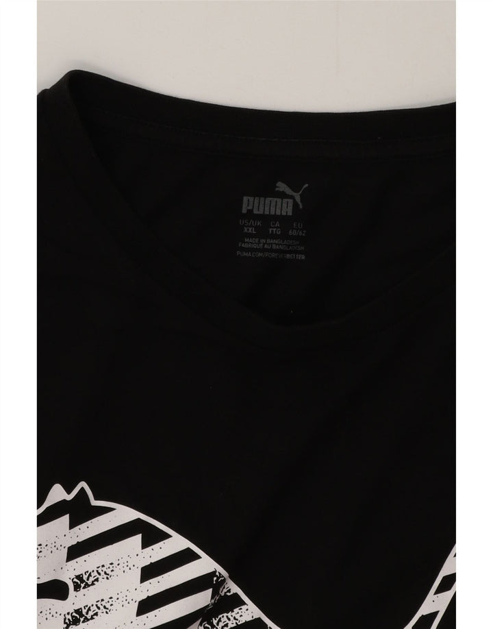 Puma T-shirt graphique pour homme 2XL Noir