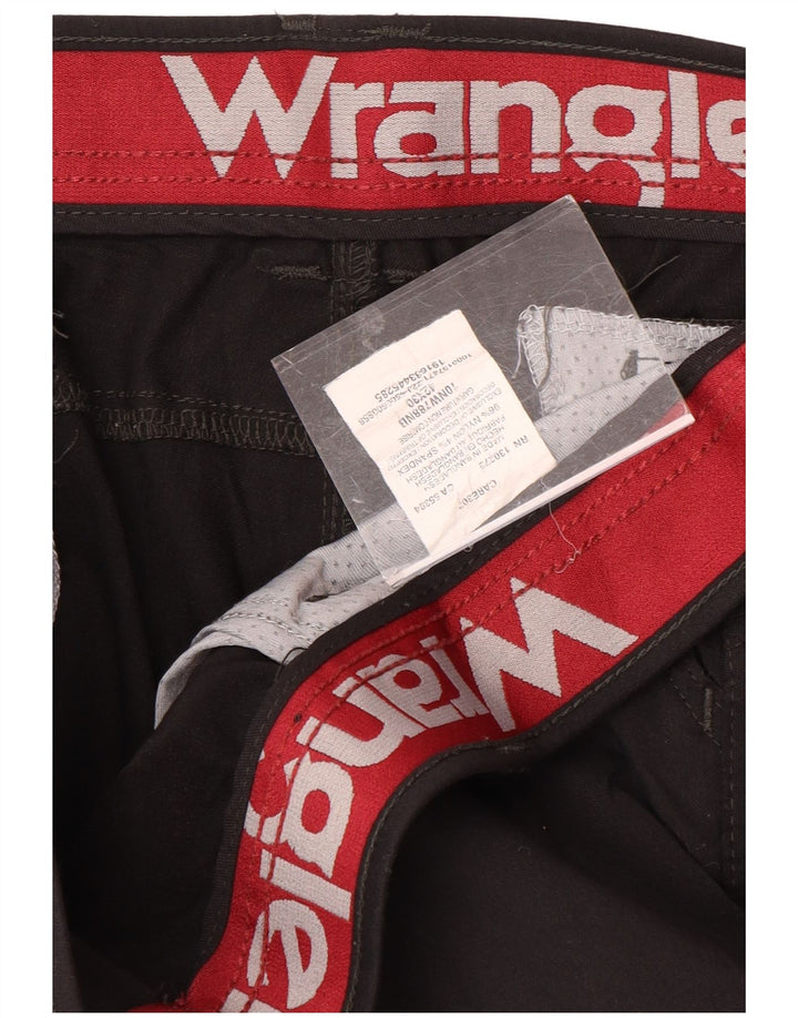 WRANGLER Pantalon Cargo Droit Femme W42 L30 Nylon Noir