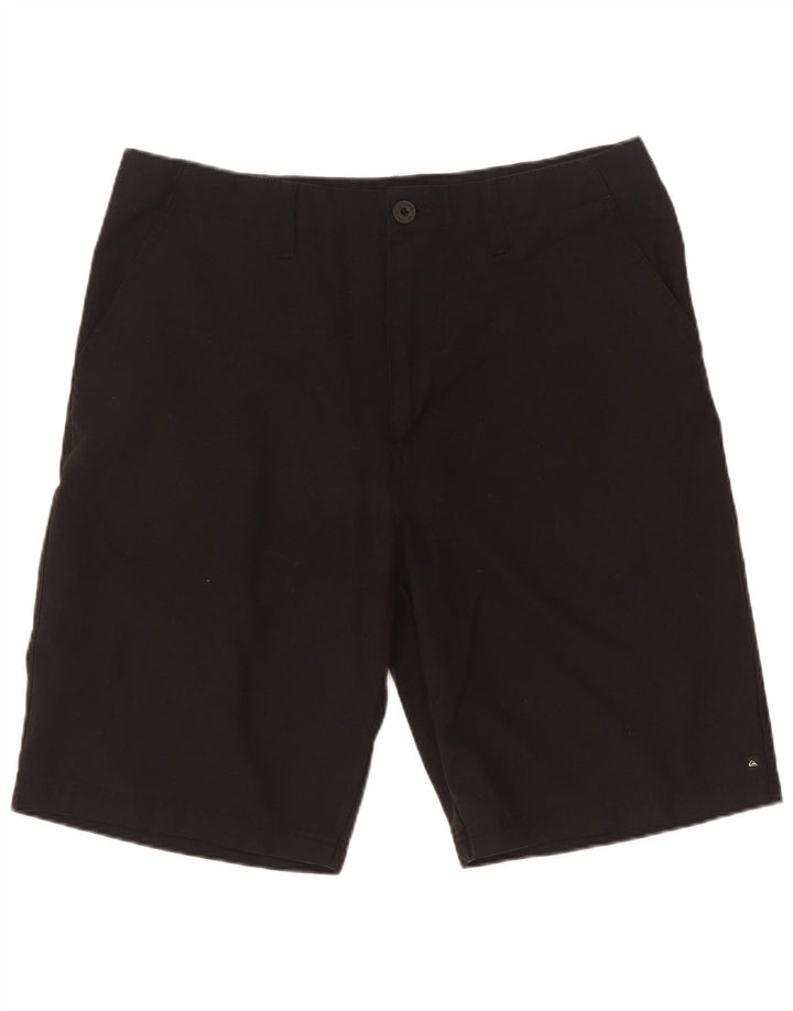 Quiksilver Short Chino Graphique Homme W34 Large Noir Polyester