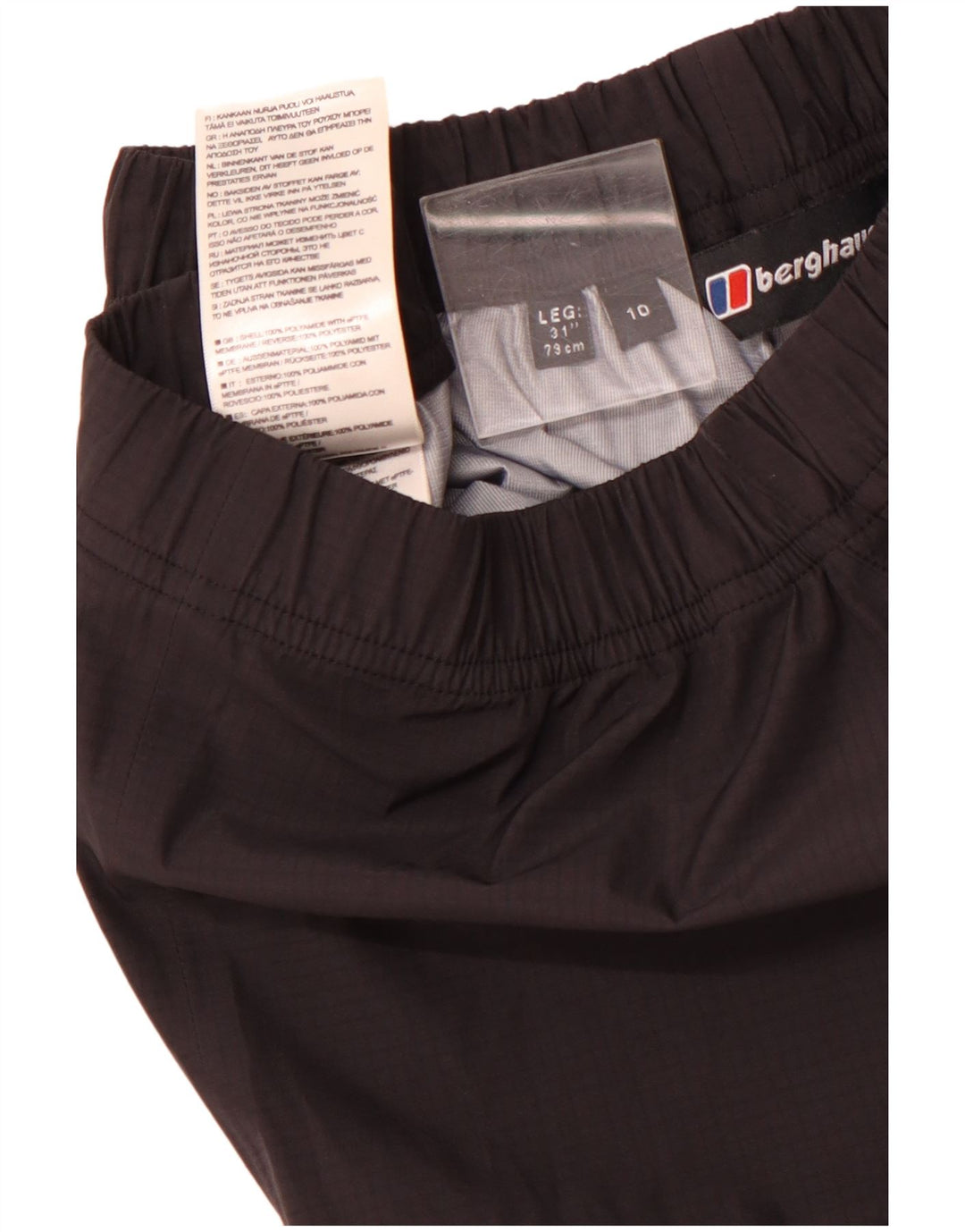 BERGHAUS Pantalon de survêtement pour femme UK 10 Small Noir Polyamide
