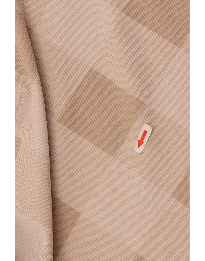 Fred Perry Polo Homme Petit Coton Géométrique Beige