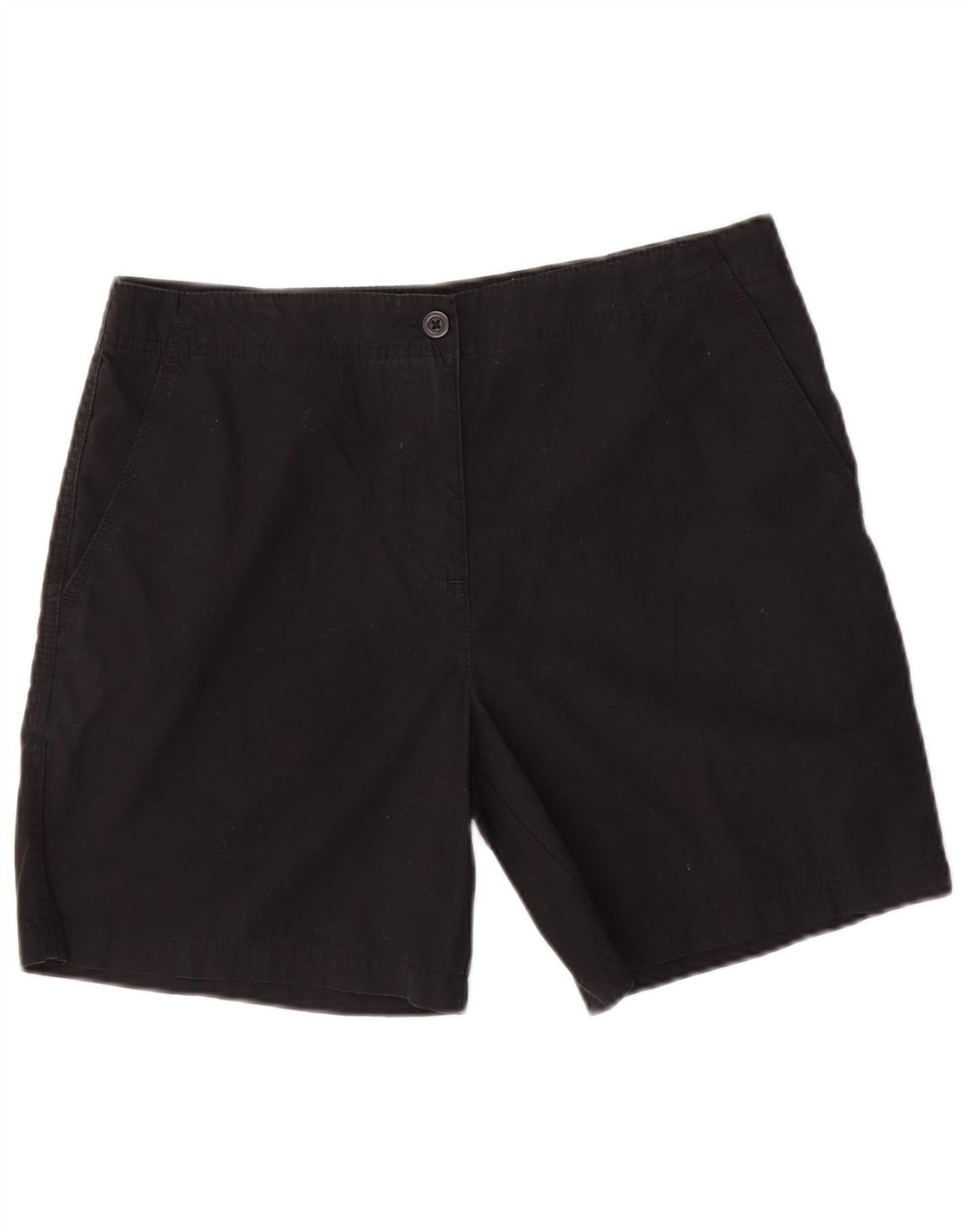 Marks & Spencer Short décontracté pour femme UK 12 Medium W30 Coton noir