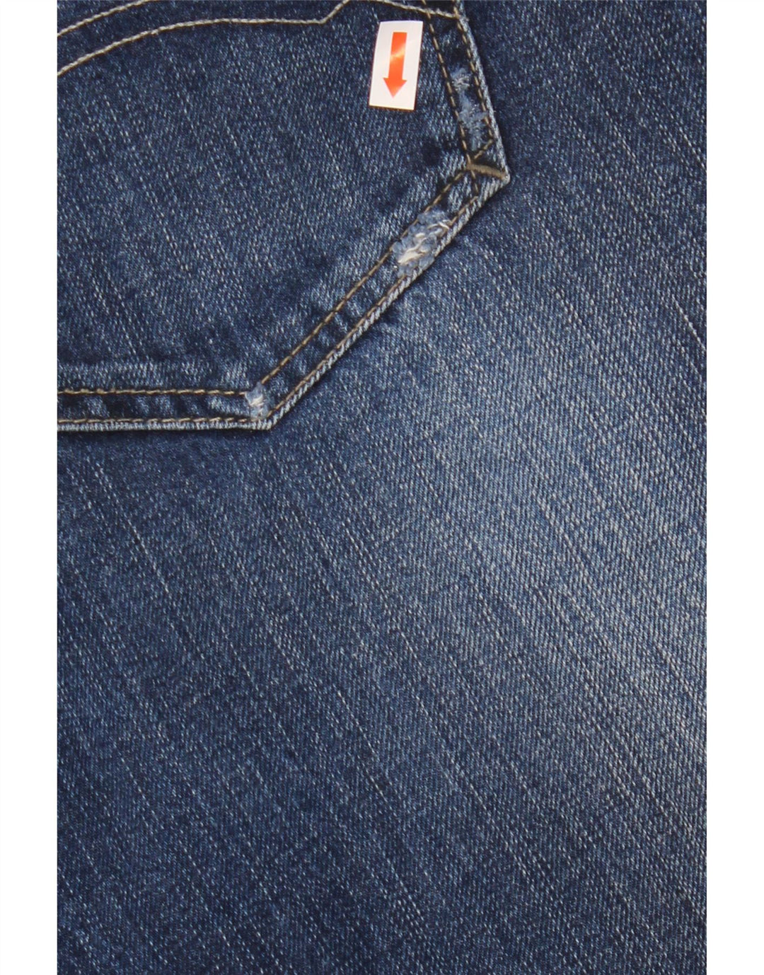 TOMMY HILFIGER Jean Bootcut Homme W34 L34 Bleu Marine Coton