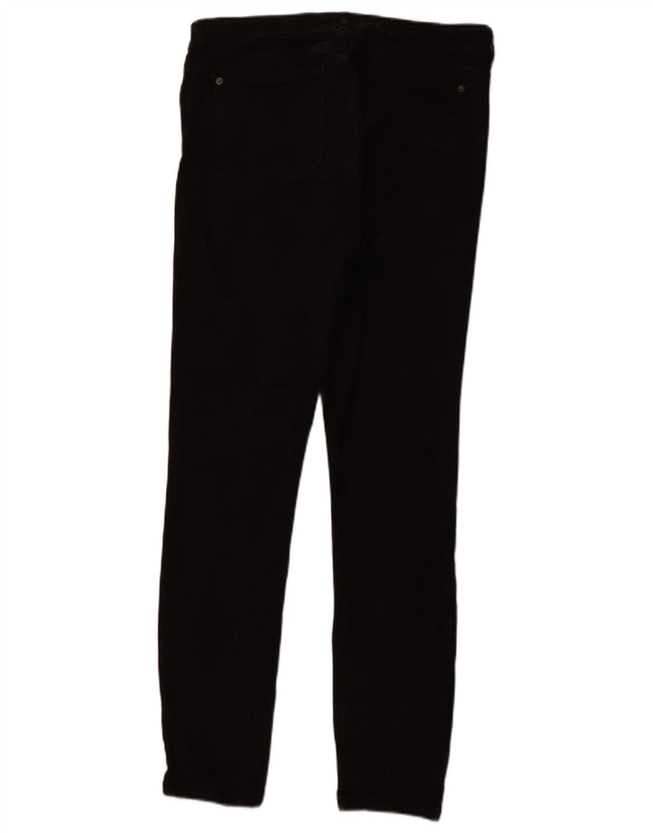 WHITE STUFF Jean skinny taille haute pour femme UK 14 Large W32 L29 Noir