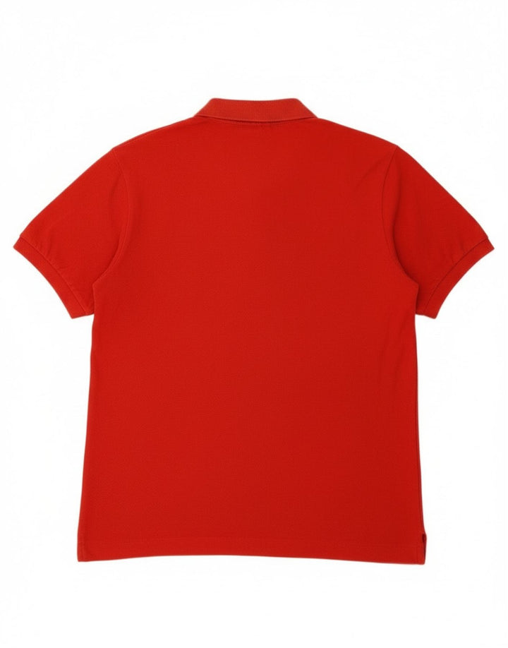 Lacoste Polo Homme Taille 4 Coton Rouge Moyen
