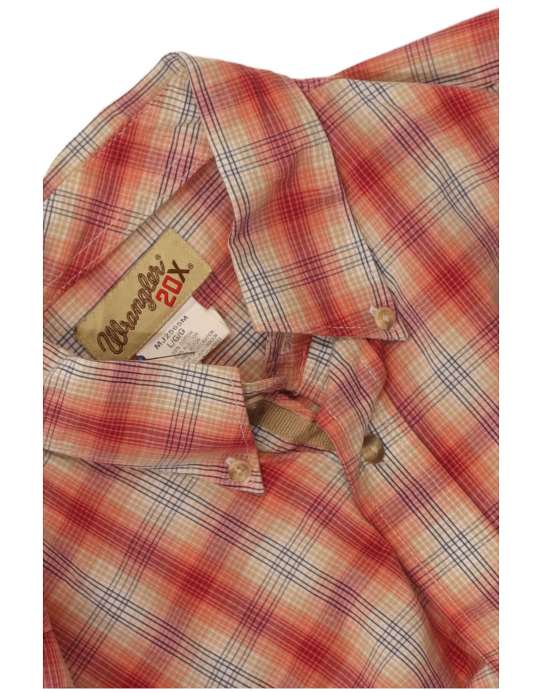 Wrangler Chemise Homme Grand Carreau Rouge Coton