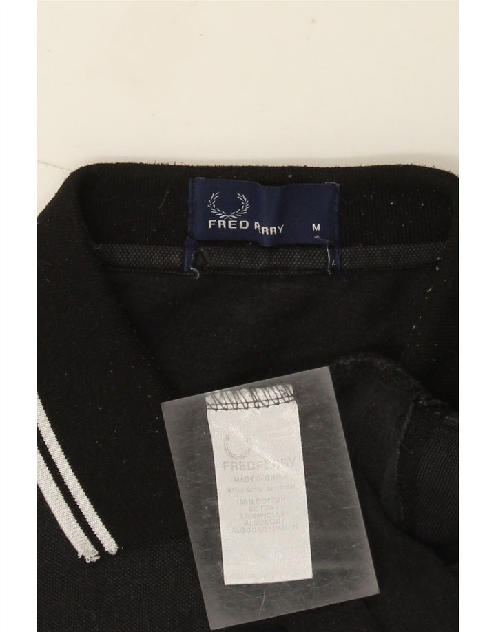 Fred Perry Polo Homme Noir Moyen Coton