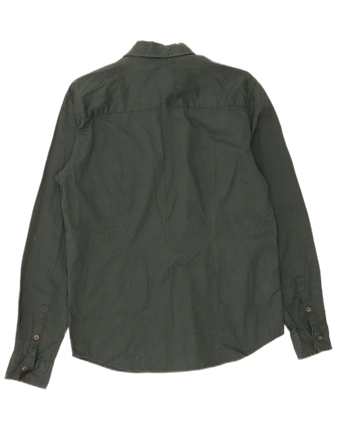 Wrangler Chemise Slim Femme UK 14 Coton Vert Moyen