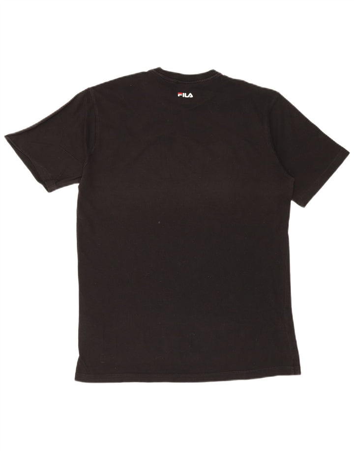 Fila T-Shirt Graphique Homme Petit Noir Coton