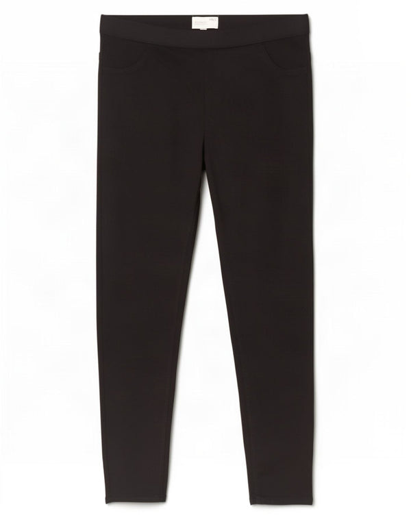 Marks & Spencer Jean court jegging pour femme UK 18 XL W36 L25 Coton noir