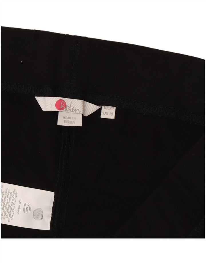 Marks & Spencer Leggings Femme UK 22 3XL Noir Viscose