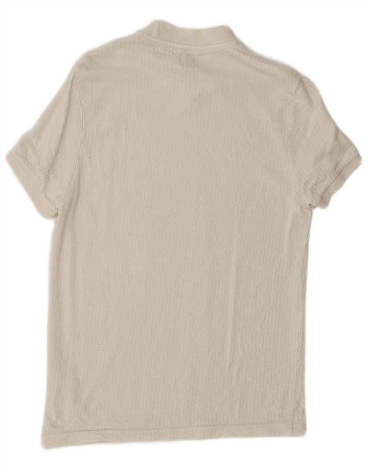 Zara T-Shirt Homme Haut Petit Blanc Lyocell