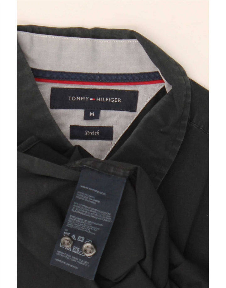 Tommy Hilfiger Chemise Homme Coton Noir Moyen