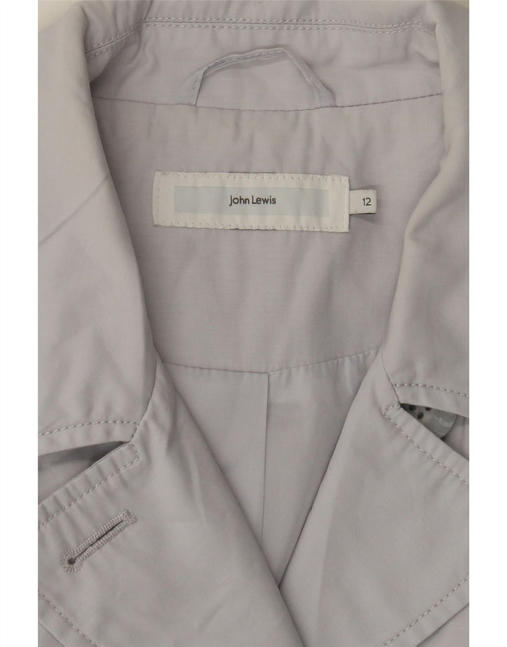 JOHN LEWIS Trench-coat pour femme UK 12 Gris moyen