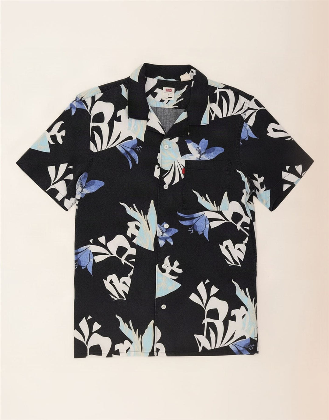 Levi's Chemise à Manches Courtes Relaxed Homme Noir Petit Lycra Floral