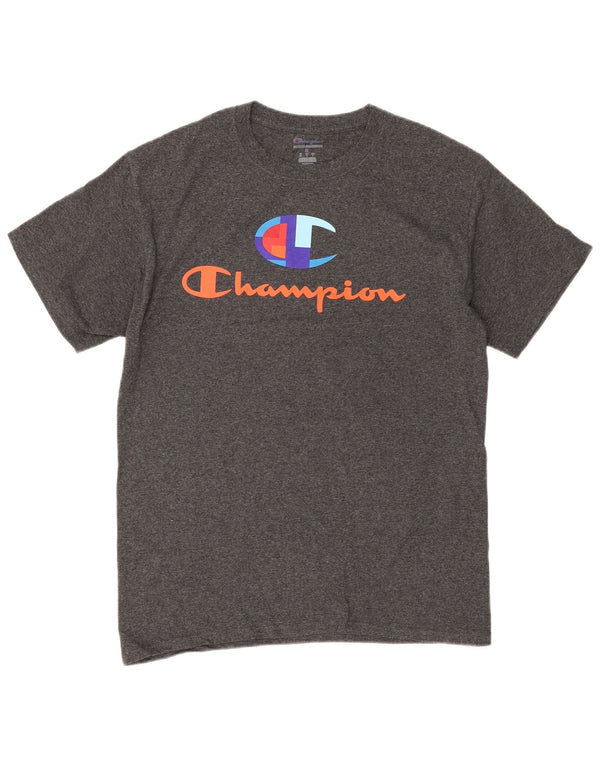 Champion T-Shirt Graphique Homme Gris Moyen