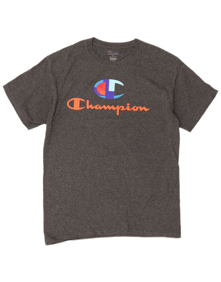 Champion T-Shirt Graphique Homme Gris Moyen